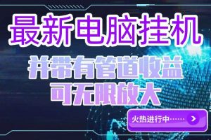 （15036期）电脑挂机单机每天收益300—500+ 并带有团队管道收益 可无限放大